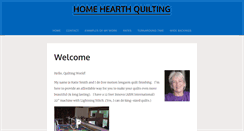 Desktop Screenshot of homehearthquilting.com
