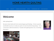 Tablet Screenshot of homehearthquilting.com
